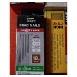(8) Small Boxes Of Assorted Finishing Nails