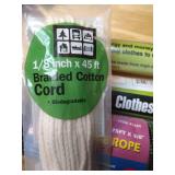 (4) New Ropes, Various Sizes