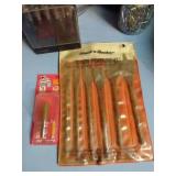 Jars Of Misc. Hardware, Power Bit Set, Etc.