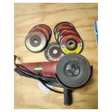 Angle Grinder With Extra Wheels