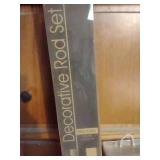 (2) New-In-Box Curtain Rod Sets, And (1) Small Curtain Rod