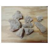 (8) Pieces Of Rock Crystals