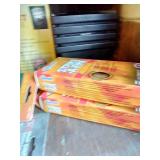 Shelf Full Of Gardening Planters, Strike-A-Fire, Moss, Seeds, Etc.