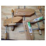 (4) Pittsburgh Hand-Screw Clamps