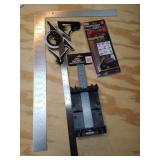 Combination Squares (2 Sizes), Vise Mate, (2) Square Rulers