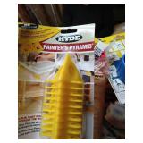 Box Of Painting Supplies - Rollers, Terry Cloths, Brushes, Etc.