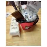 Paint Supplies - Mini Rollers, Steam Pads, Brushes, Paint Pail, Etc. - Brand New