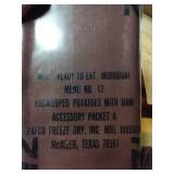 Box Of Unopened MREs