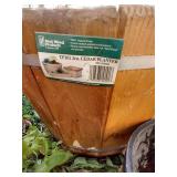 (2) Barrel Style Planters