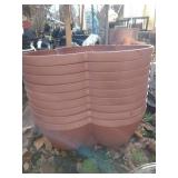 (9) Stackable Strawberry Planters