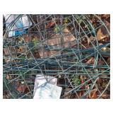 (5) Round Grid Plant Supports "Grow-Through"