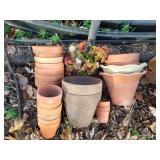 (20) Terra Cotta Planters Lot