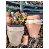 (20) Terra Cotta Planters Lot
