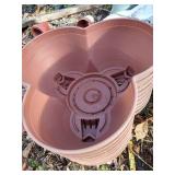 (9) Stackable Strawberry Planters