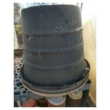 (2) Extra Large Plastic Garden Planters