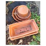 Misc. Terra Cotta Bases & Rectangular Planters