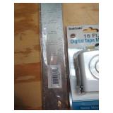 New Square & Digital Tape Measure, Driver & Socket Hand Tool, And Strap