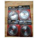 (4) 3-3/8" Circular Saw Blades