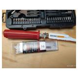 Stanley Ratcheting Screwdriver/Bit Set, And Hand Saw With Extra Blades