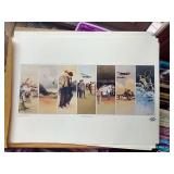 (10) Vintage 1987 U.S. Air Force 40-Year Anniversary Prints