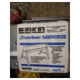 (2) Ebco Folding Metal Saw Horses - Brand New