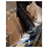 Stack Of Tarps And Furniture Blankets