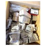 Box Of Metal Electrical Outlets