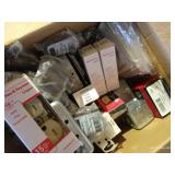 Box Of Metal Electrical Outlets