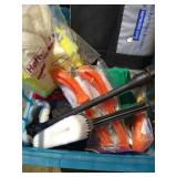 Crate With Pressure Washer Tools And Other Misc.