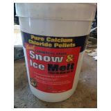 Large 50 Lb. Bucket Of Ice Melt - Brand New