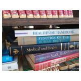 Shelf Of Medical Books - Medical And Health Encyclopedia Sets & Other Misc.
