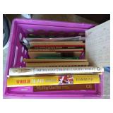 Crate Full Of Atlases And World Books