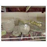 Crystal Bowls And Butter Dishes Lot
