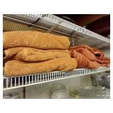 Orange Bath Towel & Floor Rugs