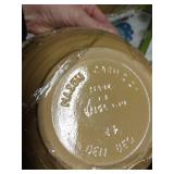 Shelf Full Of Bowls (See Markings), Pyrex Piece, Platters, And Pie Tins