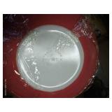 Shelf Full Of Bowls (See Markings), Pyrex Piece, Platters, And Pie Tins