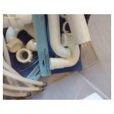 Tote of PVC Pipe, Plumbing Parts, Etc. NEW