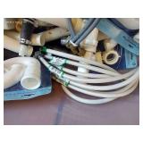 Tote of PVC Pipe, Plumbing Parts, Etc. NEW