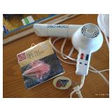 Vintage Hair Dryer (works), Rollers, Etc