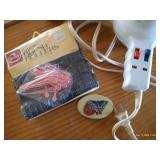 Vintage Hair Dryer (works), Rollers, Etc