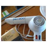 Vintage Hair Dryer (works), Rollers, Etc
