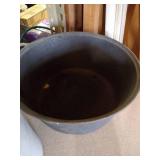 Cast Iron Dutch Oven & Antique Crock Jug