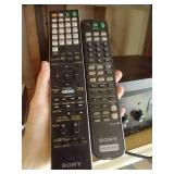 Sony Receiver w/Two Remotes