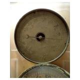 Two Vintage Metal Gauges