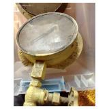 Two Vintage Metal Gauges