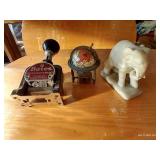 Vintage Stamp, Elephant & Pencil Sharpener