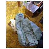 Lot of Military Outerwear, Compasses, Etc.