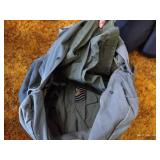 Military Duffle w/ Shirts & Pants