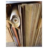 Left Side Rack of Wood: Lots of Plywood!