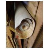 Left Side Rack of Wood: Lots of Plywood!